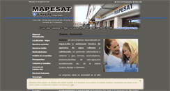 Desktop Screenshot of mapesat.com