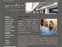 Tablet Screenshot of mapesat.com